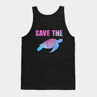 save the turtles Tank Top